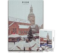 Jigsaw Puzzles for Teenagers 1000 Piece Riga Practical Game Analysis And Logic Gift For Birthdays Size 50x75cm