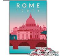 Jigsaw Puzzles for Teenagers 1000 Piece Rome Challenging Game Gifts for Is Ideal As A Gift for The Whole Family (50x70cm) 1000pcs