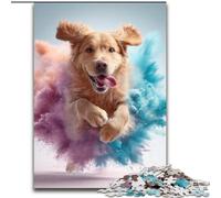 Jigsaw Puzzles for Teenagers 1000 Piece Running Dog Family Fun for Is Ideal As A Gift for The Whole Family for And Age 14 Years Up (size 26x38cm)