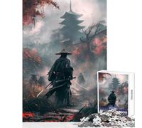Jigsaw Puzzles for Teenagers 1000 Piece Samurai Temple Fight 1000 Jigsaw Puzzle Educational Games Birthday Gifts For Family Fun (38x52cm)