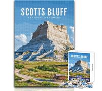 Jigsaw Puzzles for Teenagers 1000 Piece Scotts Bluff Natl Monument Practical Game Analysis And Logic Gift For Birthdays Size 38x26cm