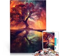 Jigsaw Puzzles for teenagers 1000 Piece Spiritual Space Tree Familienaktivität Tolle Geschenke und Spielzeuge38x26cm