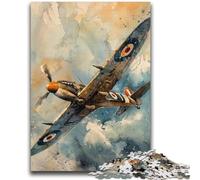 Jigsaw Puzzles for Teenagers 1000 Piece Spitfire Plane for And from 14 Years And over Play Toys Because It Is Ideal As A Gift for The Whole Family 38x26cm