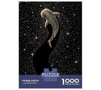 Jigsaw Puzzles for Teenagers 1000 Piece Star Eater Dark GOLD Teenager Puzzles Relax Games Hand Speed Race Fun Activities at Home 38x26cm/1000pcs