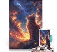 Jigsaw Puzzles for teenagers 1000 Piece Stargazer Whiskers Pädagogisches Familienspiel Kunstwerk Geschenk38x26cm