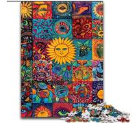 Jigsaw Puzzles for Teenagers 1000 Piece Sun Smiling Collage Family Fun for Is Ideal As A Gift for The Whole Family for And Age 14 Years Up (size 50x75cm)