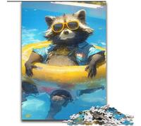 Jigsaw Puzzles for Teenagers 1000 Piece Swimming Otter Family Fun for Is Ideal As A Gift for The Whole Family for And Age 14 Years Up (size 26x38cm)