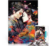 Jigsaw Puzzles for teenagers 1000 Piece Tender Love Stressabbau Staycation Zeit totschlagen Geschenk zum Geburtstag38x26cm