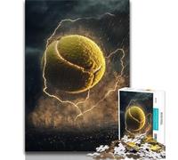 Jigsaw Puzzles for Teenagers 1000 Piece Tennis Sports,Help The Brain Exercise Addictive Toys to Cultivate Patience Gift For Birthdays (38x26cm)