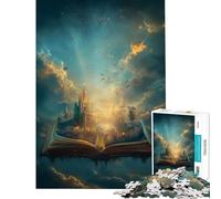 Jigsaw Puzzles for Teenagers 1000 Piece The Cloudborne Chapters Brain Intelligence Challenge Addictive Toys Family Game Stress Reliever Funny Gifts (Size 50x75cm)