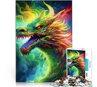 Jigsaw Puzzles for teenagers 1000 Piece the Dragon Matcha Version Entspannungsspiele Verbessern Sie das Gedächtnis52x38cm