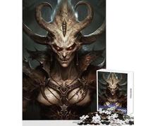 Jigsaw Puzzles for Teenagers 1000 Piece The Evil Witch Toy Wall Decor Art Work Gift Educational Games Suitable for Desktop Decoration Size 50x75cm