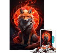Jigsaw Puzzles for Teenagers 1000 Piece The Firebrand in Fur Educational Challenge Home Art Decor Educational Game for And from 14 Years And over (38x52cm)