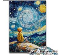 Jigsaw Puzzles for Teenagers 1000 Piece The Little Prince of The Night Sky, Help The Brain Exercise Addictive Toys to Cultivate Patience Enhance Memory (Size 50x75cm)