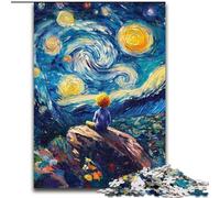 Jigsaw Puzzles for Teenagers 1000 Piece The Little Prince of The Night Sky, Help The Brain Exercise Addictive Toys to Cultivate Patience Enhance Memory (Size 26x38cm)