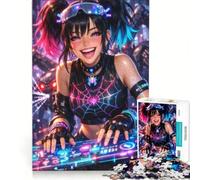 Jigsaw Puzzles for Teenagers 1000 Piece The Neon Spider Mecha Hacker Educational Toy Home Decoration Unique Birthday And Gifts 38x52cm