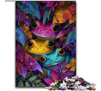 Jigsaw Puzzles for Teenagers 1000 Piece Three Frogs,for Educational Game Challenge Toy Birthday Present,Gifts,Wall Art 38x26cm