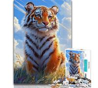 Jigsaw Puzzles for Teenagers 1000 Piece Tiger Teenager Puzzles,Educational Games DIY Toys Great Gifts And Toys 26x38cm