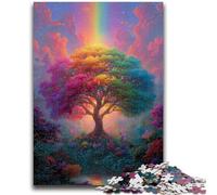 Jigsaw Puzzles for Teenagers 1000 Piece Tree of Life Adult Jigsaw,Artistic Wall Decor & Birthday Gift Idea for Friends, Home Office (38x26cm)