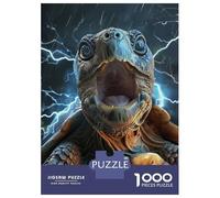 Jigsaw Puzzles for Teenagers 1000 Piece Turtle Lightning Puzzle for Adults Hands-on Game Wall Decoration Christmas Birthday Gifts 70x50cm/1000pcs