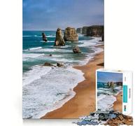 Jigsaw Puzzles for Teenagers 1000 Piece Twelve Apostles Coastline, Australia Tight Fit Piece Logic Fun Toy Quiet Fun Play Birthday Art Play (38x52cm)