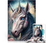 Jigsaw Puzzles for teenagers 1000 Piece Unicorn Enchanted forest Stressabbau Einzigartige Geburtstags- und Geschenkideen75x50cm