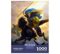 Jigsaw Puzzles for Teenagers 1000 Piece Valkyrie Norse Mythology Puzzles for Adults Toy Wall Decor A Work of Art Unique Birthday And Xmas Gifts 70x50cm/1000pcs