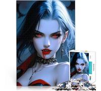 Jigsaw Puzzles for teenagers 1000 Piece Vampire Queen Educational Game Challenge Toy for is ideal as a gift for the whole family 50x70cm