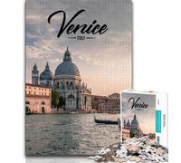 Jigsaw Puzzles for Teenagers 1000 Piece Venice,Educational Stress Relief Toy for Is Ideal As A Gift for The Whole Family (38x26cm)