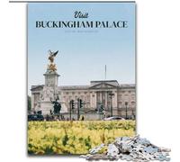 Jigsaw Puzzles for Teenagers 1000 Piece Visit Buckingham Palace,for Educational Game Challenge Toy Birthday Present,Gifts,Wall Art 50x75cm