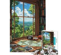 Jigsaw Puzzles for Teenagers 1000 Piece Voyagers Retreat Jigsaw for Adults Brain Teaser Game Perfect Decoration Fun Activities at Home (Size 75x50cm)