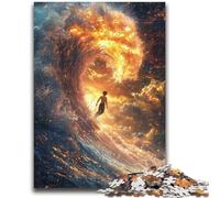 Jigsaw Puzzles for Teenagers 1000 Piece Waves at Sunset Help The Brain Exercise Addictive Toys to Cultivate Patience Great Gift 50x75cm