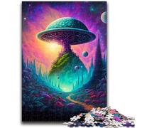Jigsaw Puzzles for Teenagers 1000 Piece Weed Planet for And 14 Years And over Interesting Stress Reduction Gifts for Friends And Family 26x38cm