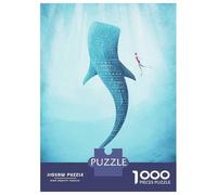 Jigsaw Puzzles for Teenagers 1000 Piece Whale Shark Puzzle for Adults Hands-on Game Wall Decoration Christmas Birthday Gifts 70x50cm/1000pcs