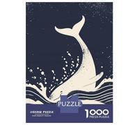 Jigsaw Puzzles for Teenagers 1000 Piece Whale Tail Splash Teenager Puzzles Relax Games Hand Speed Race Fun Activities at Home 52x38cm/1000pcs