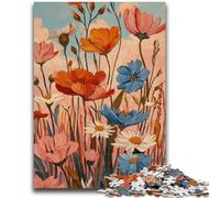 Jigsaw Puzzles for Teenagers 1000 Piece Wildflower Summer Challenging To Complete But Fun And Humorous Educational Game for Birthday 50x75cm