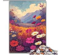 Jigsaw Puzzles for Teenagers 1000 Piece Wildflower Summer, Decompressing Intellectual Educational Toy Is Ideal As Gifts for The Whole Family (Size 26x38cm)