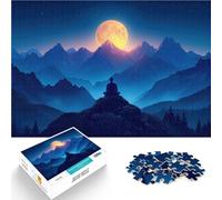 Jigsaw Puzzles for teenagers 1000 Piece Yoga and meditation Schwierig und herausfordernd Kunstwerk Geschenk75x50cm