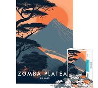 Jigsaw Puzzles for Teenagers 1000 Piece Zomba Plateau Malawi Educational Games Toy Intellectual Game Great Gifts for Games A Work of Art (Size 38x52cm)