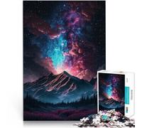 Jigsaw Puzzles for teenagers 1000 Pieces A Galaxy Mountain View Quizspiel Wanddekoration Einzigartige Geburtstags- und Weihnachtsgeschenke75x50cm
