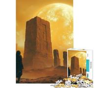 Jigsaw Puzzles for Teenagers 1000 Pieces A Lone Astronaut Discovering An Ancient, Magical Stonehenge on A Mysterious, Pla Jigsaw 1000 Pieces Home Decoration Toys Analysis And Logic Unique Birth