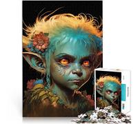 Jigsaw Puzzles for teenagers 1000 Pieces A wise elf magical Goblin Spielspielzeug Einzigartige Wohndekoration und Geschenke38x26cm