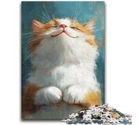Jigsaw Puzzles for Teenagers 1000 Pieces Abstract Cat 1000 Pieces for Teenagers,for Challenging Toy Game And Family Play (50x75cm)