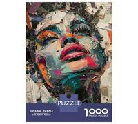 Jigsaw Puzzles for Teenagers 1000 Pieces Abstract Collage Art Prints Puzzle for Adults Toy Wall Decor Difficult Challenge for Is Ideal As A Gift 70x50cm/1000pcs