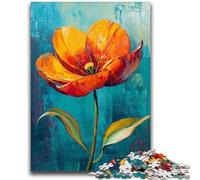 Jigsaw Puzzles for Teenagers 1000 Pieces Abstract Flowers Oil Painting 1000 Pieces for Teenagers,Stress Reliever Difficult Challenge Secret Santa Gifts (50x75cm)