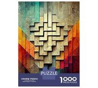 Jigsaw Puzzles for Teenagers 1000 Pieces Abstract Geometric I Jigsaws for Adults Relaxing Games Analysis And Logic Difficult And Challenge 70x50cm/1000pcs