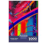 Jigsaw Puzzles for Teenagers 1000 Pieces Abstract Moder Strokes Jigsaw for Adults Relaxing Games Home Decoration Unique Gifts for Birthday And Christmas 70x50cm/1000pcs