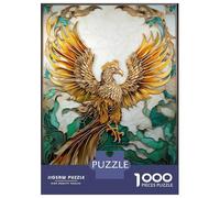 Jigsaw Puzzles for Teenagers 1000 Pieces Abstract Phoenix Puzzle for Adults Fun Games A Work of Art Parent-child Interaction 52x38cm/1000pcs