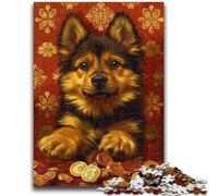 Jigsaw Puzzles for Teenagers 1000 Pieces Abstract Shiba Inu Adult Puzzles,family Fun Games Is Ideal As A Gift for The Whole Family (75x50cm)