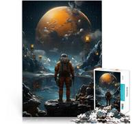 Jigsaw Puzzles for teenagers 1000 Pieces Adventurous Astronaut learning educational Fun at Home Activities, Birthday Present,Travel Gifts, 50x70cm